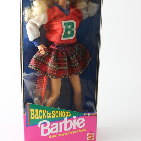 NWB 1992 Back To School Limited Edition Barbie - Picture 5 of 8